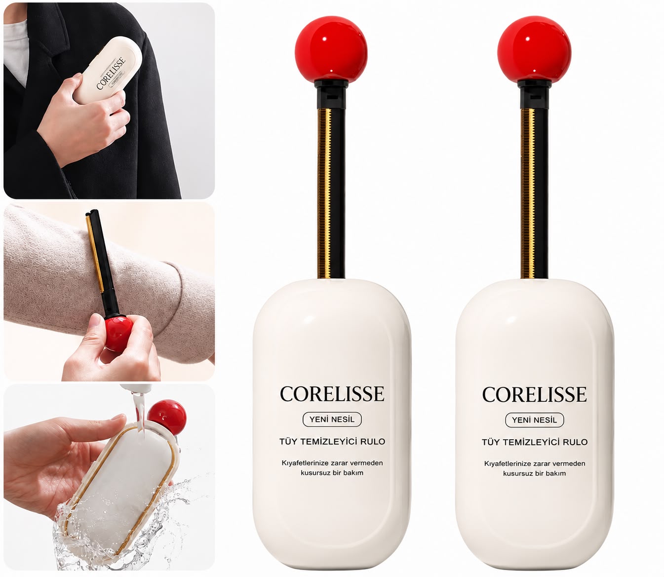CORELİSSE® 2’si 1 Arada Tüy ve Tiftik Temizleyici