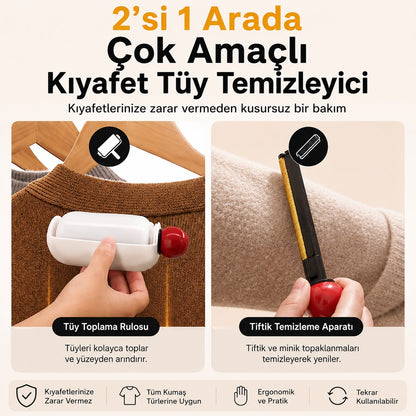CORELİSSE® 2’si 1 Arada Tüy ve Tiftik Temizleyici